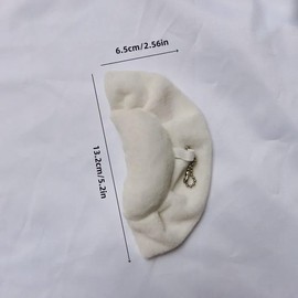 NOIAFZY 4Pcs Novelty Cute Dumpling Plush Keychain Funny Soft Stuffed Mini Bag Charm Keyring for Purses Bags Keys Accessories