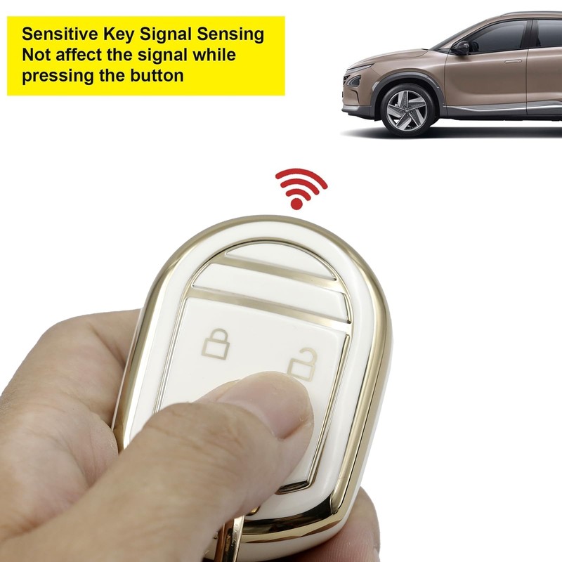 CHQLPBF Key Fob Cover for Ford Edge Escape Expedition Explorer
