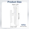uxcell 10Pcs Blind Cord Holder, Self-Adhesive Window Cord Wrap Cleats,