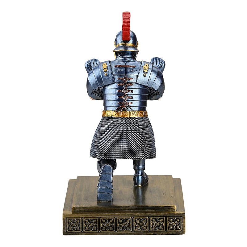 CYXStar Roman Praetorian Warrior Knight Pen Holder Desk Ornament Resin