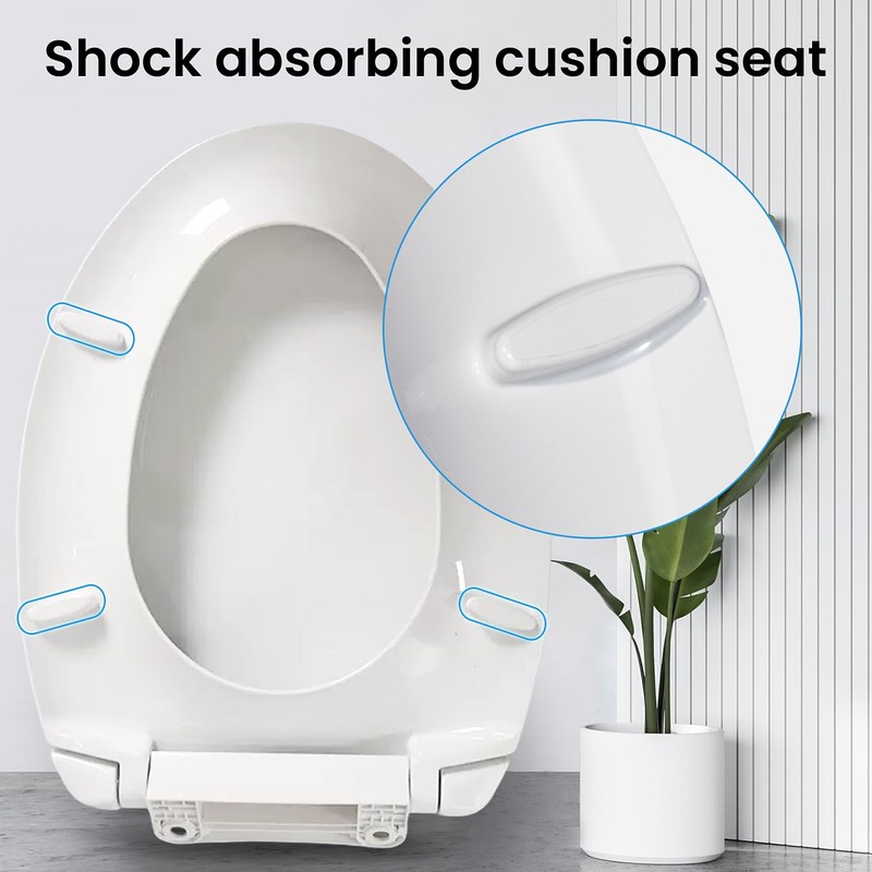 Soft Close Toilet Seat - Elongated for Toto SS114#01 Cotton