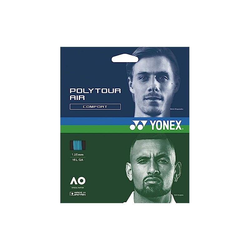 YONEX Hard Tennis String Poly Tour Air 125 (1.25mm) PTGA125