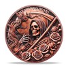 RYUKENLM Memento Mori Coin 3D Skull Challenge Coins Stoic Reminder