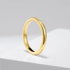 King Will GLORY 2mm 24k Gold Plated High Polished Comfort