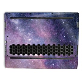 MightySkins Glossy Glitter Skin Compatible with Alienware M15 R7 (2022) Full Wrap Kit - Violet Stars | Protective, Durable High-Gloss Glitter Finish | Easy to Apply & Change Styles | Made in The USA