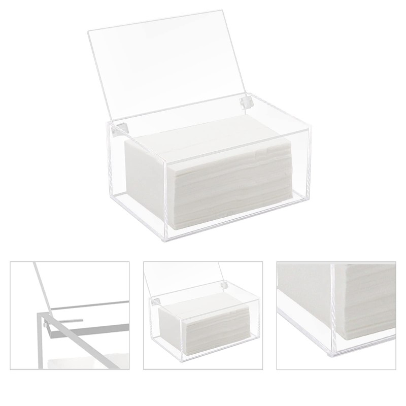 Watpot Acrylic Laundry Dryer Sheet Holder, Clear Dryer Sheets Container