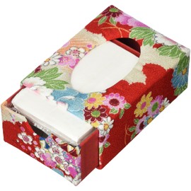 Japanese Pattern Tissue Case 一越 Crepe 彩花 Tissue Box