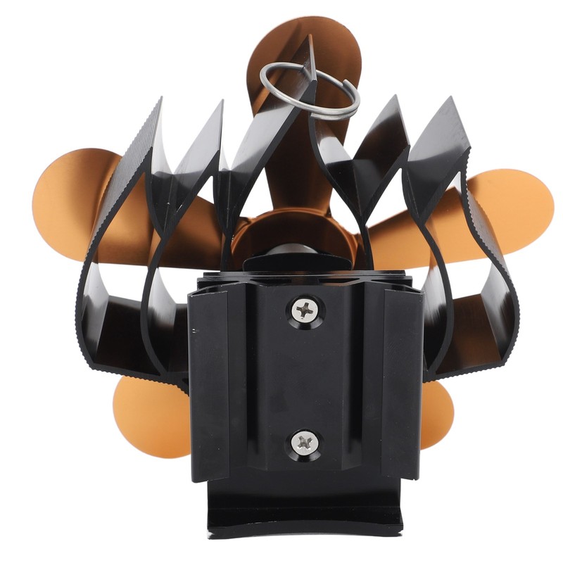 Wall Mounted Fireplace Fan 5 Blade Heat Powered Wood Stove