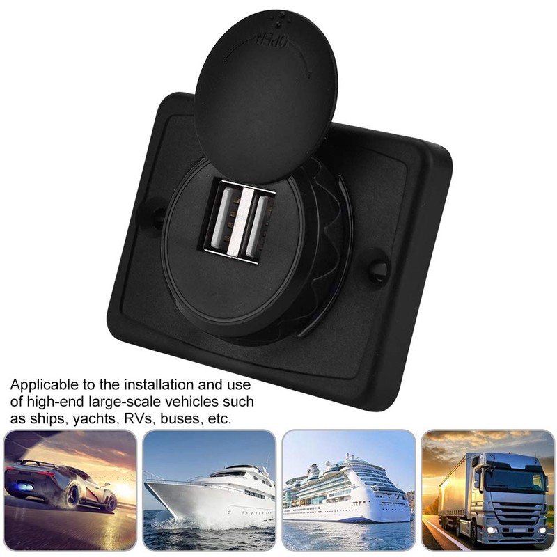 USB Socket 12 V, USB Installation Socket 12 V, USB