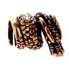 Kiss of Leather Dragon Beard Bead Bronze 8mm Inner Diameter,