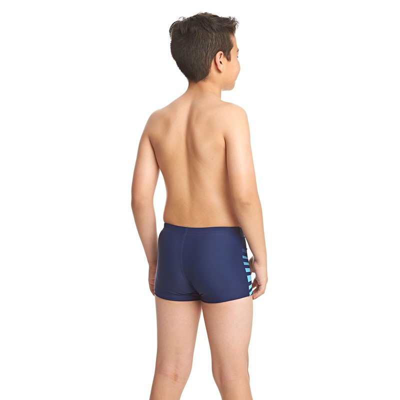 Zoggs Boys Diego Hip Racer - Navy/Blue, Age 14-15