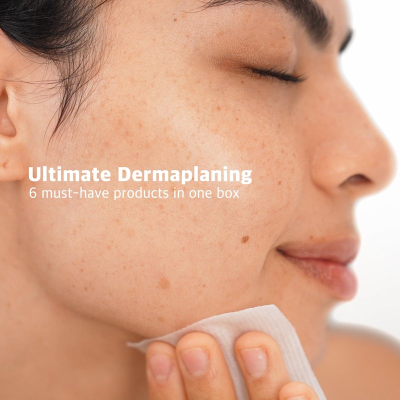Epielle & Tinkle Complete Dermaplane Starter Kit: 6-Step Facial Renewal