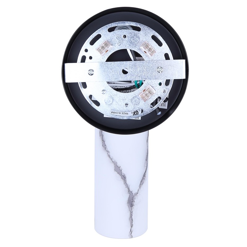 Canarm KRISTELLA 1-Light Wall Sconce, Grey Marbled Glass, Modern Luxury,