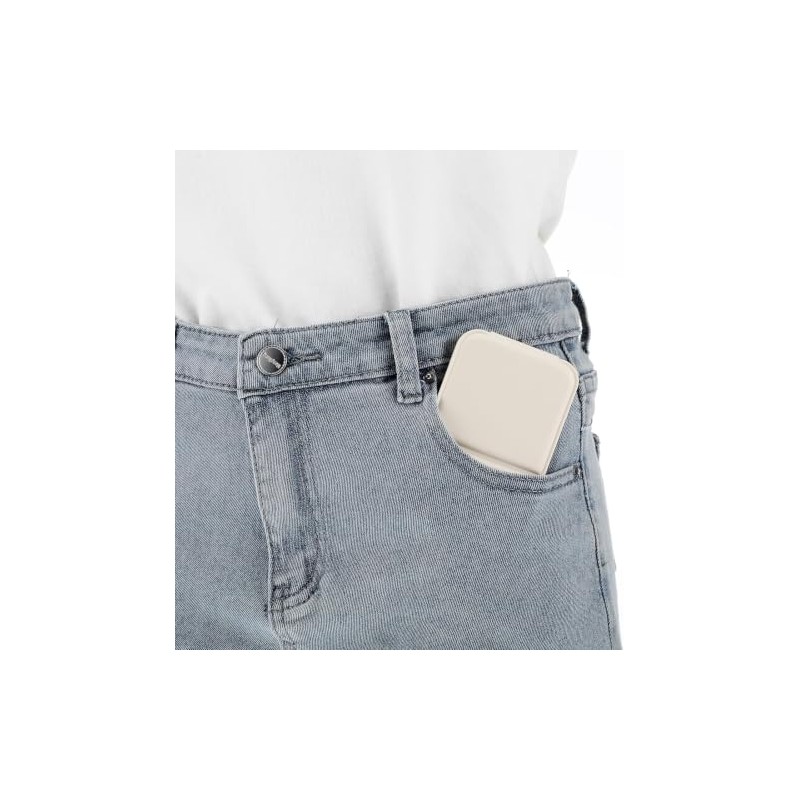 Espejo Portátil Plegable Set 4 Piel Sintética para Viaje y
