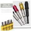 Tofficu 1 Flexible Drill Bit Extension with Bit Holder Assorted
