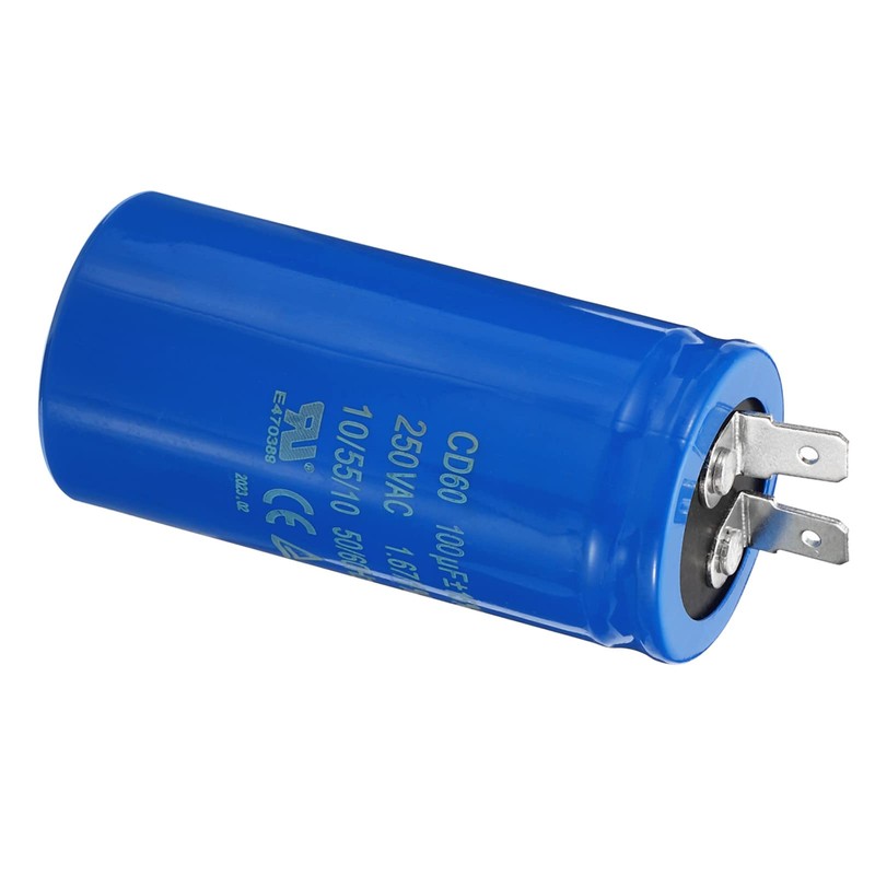 PATIKIL CD60 Running Capacitor 100uF/MFD 250VAC 15% Tolerance 50/60Hz Motor