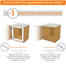 2 Pairs | Soft Close Drawer Slides 22 inch, HBL’ Heavy Duty Cabinet Drawer Slides Replacement - Ball Bearing Full Extension, 200 LB Capacity, Made of Cold-Rolled Steel, Rust-Resistant & Long-Lasting.