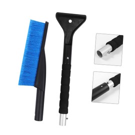 Totority Car Snow Removal Brush Ice Scraper for Winter Ergonomic Handle for for All Vehicle Types Efficient Ice Snow Removal Tool Blue