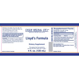 Pure Herbs: LLOYD'S FORMULA - 4 oz.