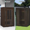 Safipotts Outdoor Sauna Cover, Heavy Duty Waterproof Sauna Cover for