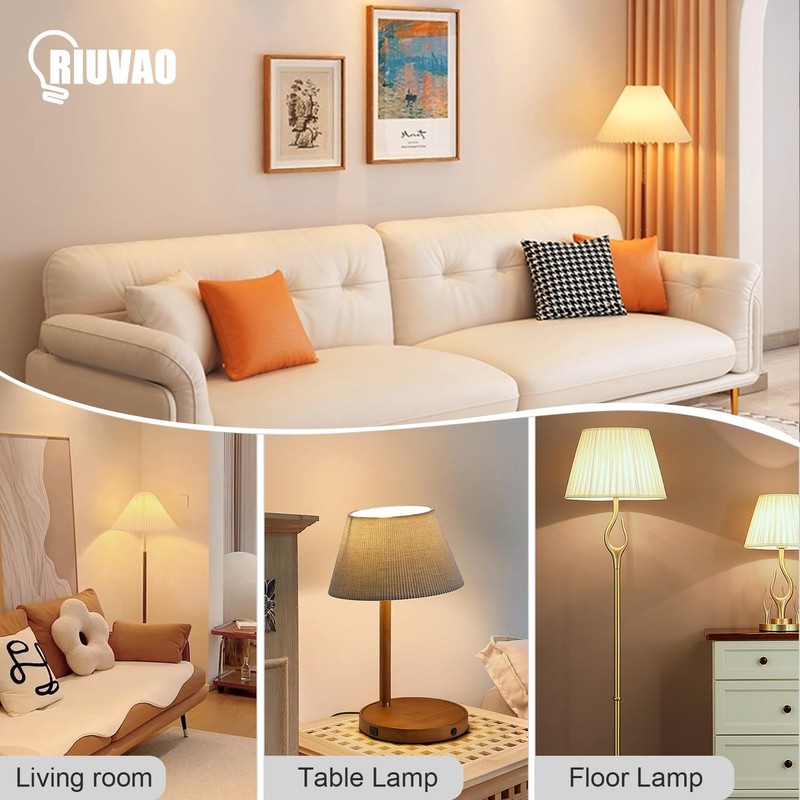 RIUVAO LED Light Bulb 200W Equivalent 2500 Lumen Super Bright