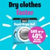 Boss It Rapid Dryer Ball for Tumble Dryer with Reflective