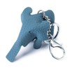 Yocipa Cute Bag Charm Genuine Leather Elephant Key Chain Leather