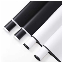 Wrapping Paper Bouquet Set of 40 2 Colors Black and White Packaging Material Large Waterproof Wrapping Paper Flower Paper Wrapping Paper Fashionable Flower Wrapping Paper Wedding Valentine's Day