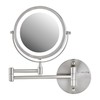 OVENTE Wall Mounted Lighted Makeup Mirror, 7" Double Sided 1X/7X