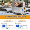 PAUQRWIE 1.5 Gallon Heated Chicken Waterer Automatic Chicken Water Heater