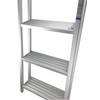 Pactrade Marine Pontoon Boat Aluminum 3 Step Heavy Duty Removable