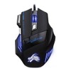 Ecoshopmaster Mouse Gamer Óptico USB Dragón con Luz Led RGB