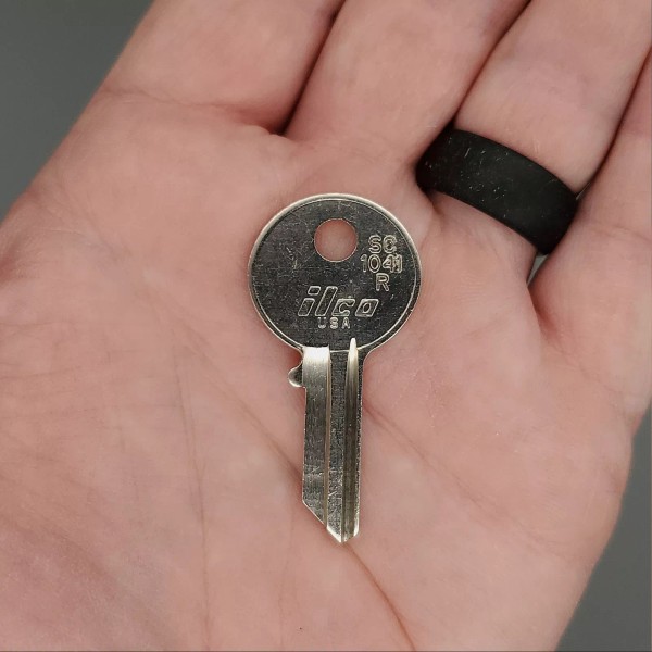 Ilco 10x Ilco SC1041R Key Blanks Chicago KP2 Nickel Plated