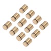 12Pcs Advertising Nail Stainless Steel Electroplated Brushed Gold Sign Holder