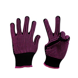 HTVRONT Heat Resistant Gloves for Sublimation - 2Pcs Heat Gloves for Sublimation with Silicone Bumps, Heat Resistant Work Gloves for Women, Universal Fit Size 9.44 * 5.9in