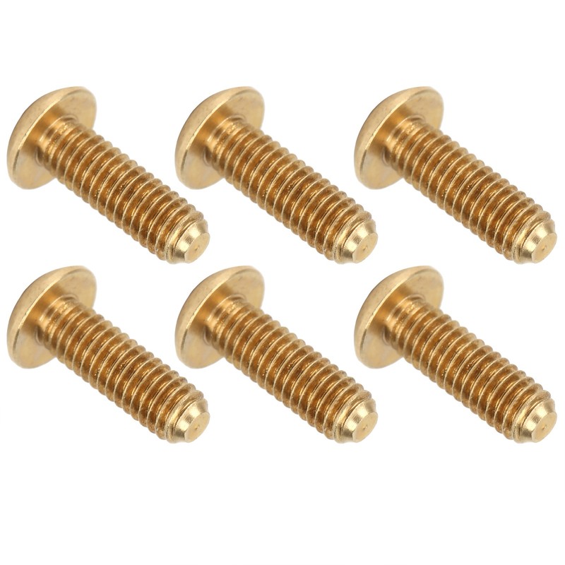 50Pcs Hex Socket Screws Half Round Head Pure Copper Hardware