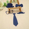 Clothing Accessories Die Cuts for Card Making Glasses Tie Metal