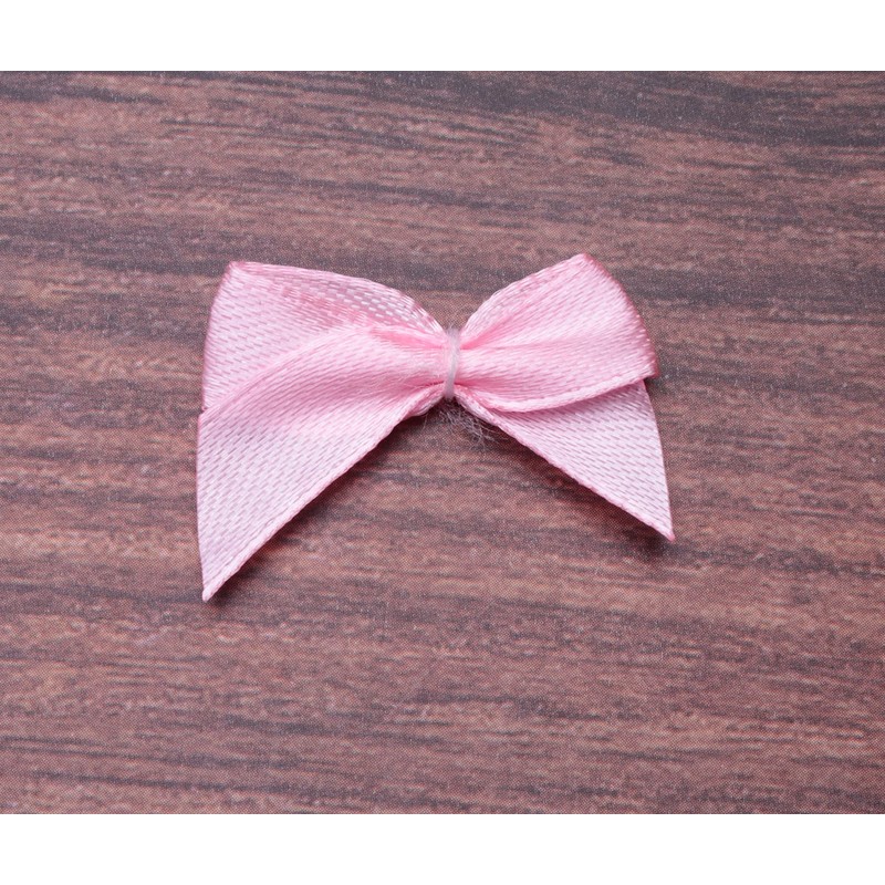 Sowaka 50 Pcs Mini Satin Ribbon Bow 0.9 Inch Small