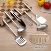 ReaNea Stainless Steel Cooking Utensils Set 6 Pieces, Kitchen Tools