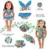 13-Piece 18" Doll Clothes Set - 8 Mermaid Dresses &