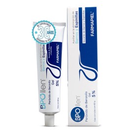 BPOllen Gel 5% Peróxido de Benzoilo 60g Antiacne Seca Barros y Espinillas Tratamiento Acne Adulto y Adolescente Reduce Granos y Puntos Negros