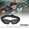 Tbest Tactical Mesh Eye Protection,Airsoft Mesh Goggles Protective Adjustable Metal