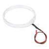 Car LED Angel Eyes Light Guide 95mm/3.7in Purple Lighting 9‑36V