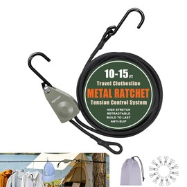 Vigorport Retractable Travel Clothesline, Heavy Duty Pulley Clothes Line