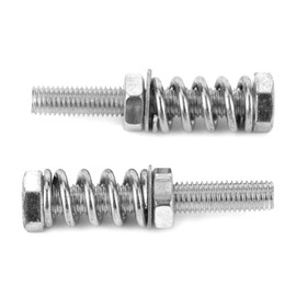 KIMISS Exhaust Bolt Spring M10x1.5 Exhaust Spring Bolt Stud Nut Kit with Gasket Hardware Repair Replacement Fit for Altima/Sentra