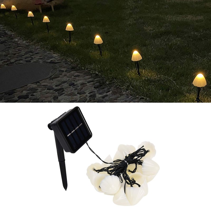 Solar Light String Waterproof Outdoor Garden Landscape Light 20LEDs 8