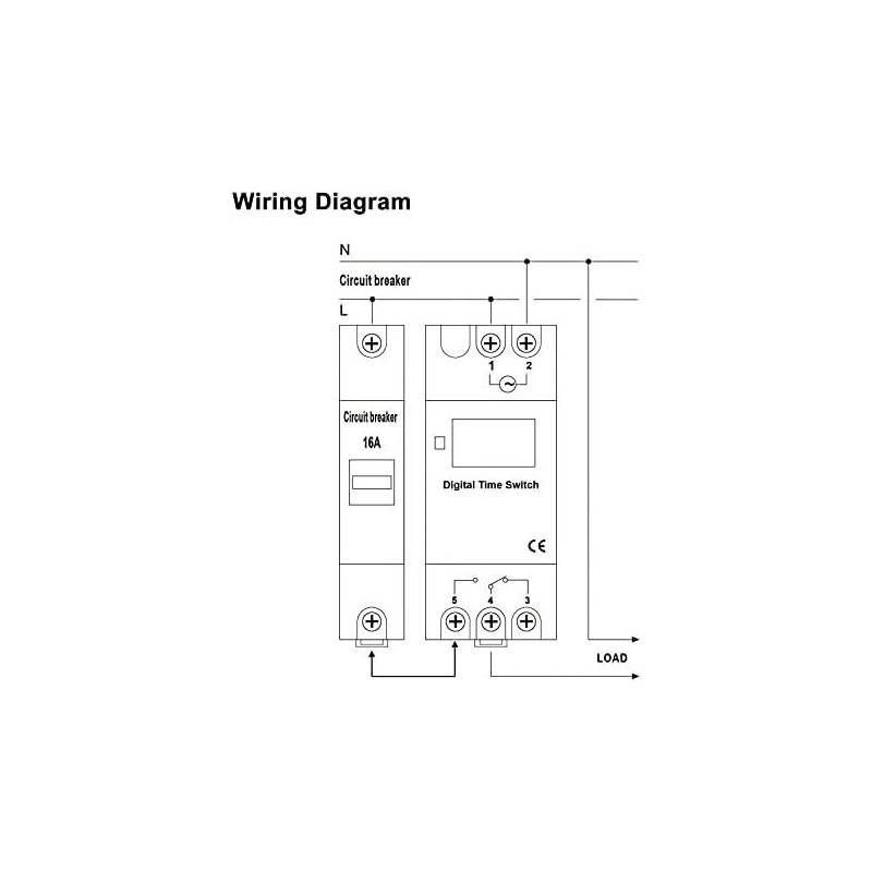 Baomain Programmable White Kitchen Timer Ac 220V 240V Rechargeable Battery