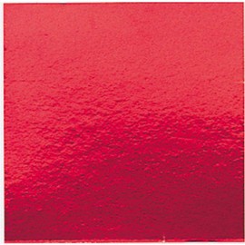 Toyo 066101 Origami Colored Foil Single Color, 5.9 inches (15 cm) Square, Red, Pack of 100