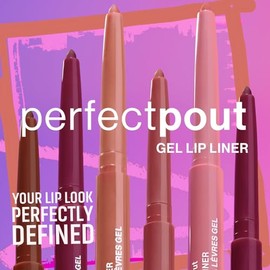 Wet n Wild Perfect Pout Gel Lip Liner Bare To Comment – Delineador de Labios en Gel Nude de Alta Pigmentación, Textura Cremosa, Larga Duración, Vegano