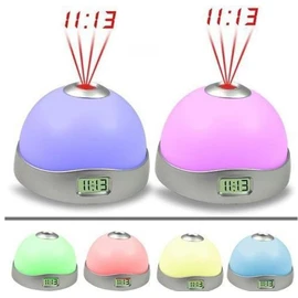 HK Online Mega Star Magical PROJECTION CLOCK & LIGHT -Fastastic Glow in Room